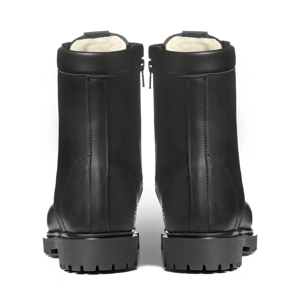 Anfibio Kiara Leather Wool-Lined Winter Boots Size 9 - Picture 4 of 12